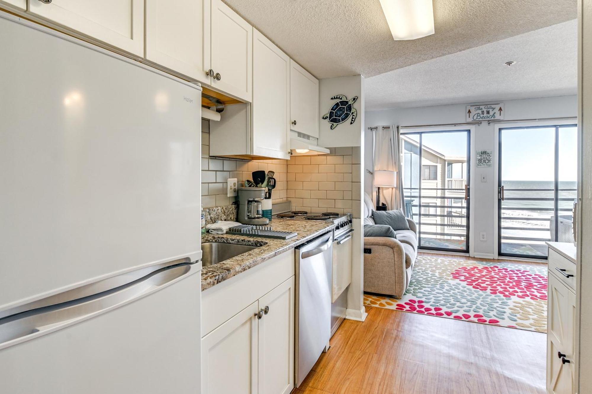 Cozy Beachfront Condo With Wifi, Views And Pool Access Myrtle Beach Exteriér fotografie