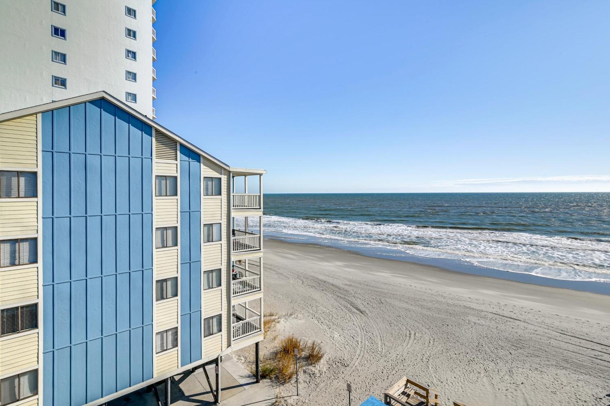 Cozy Beachfront Condo With Wifi, Views And Pool Access Myrtle Beach Exteriér fotografie