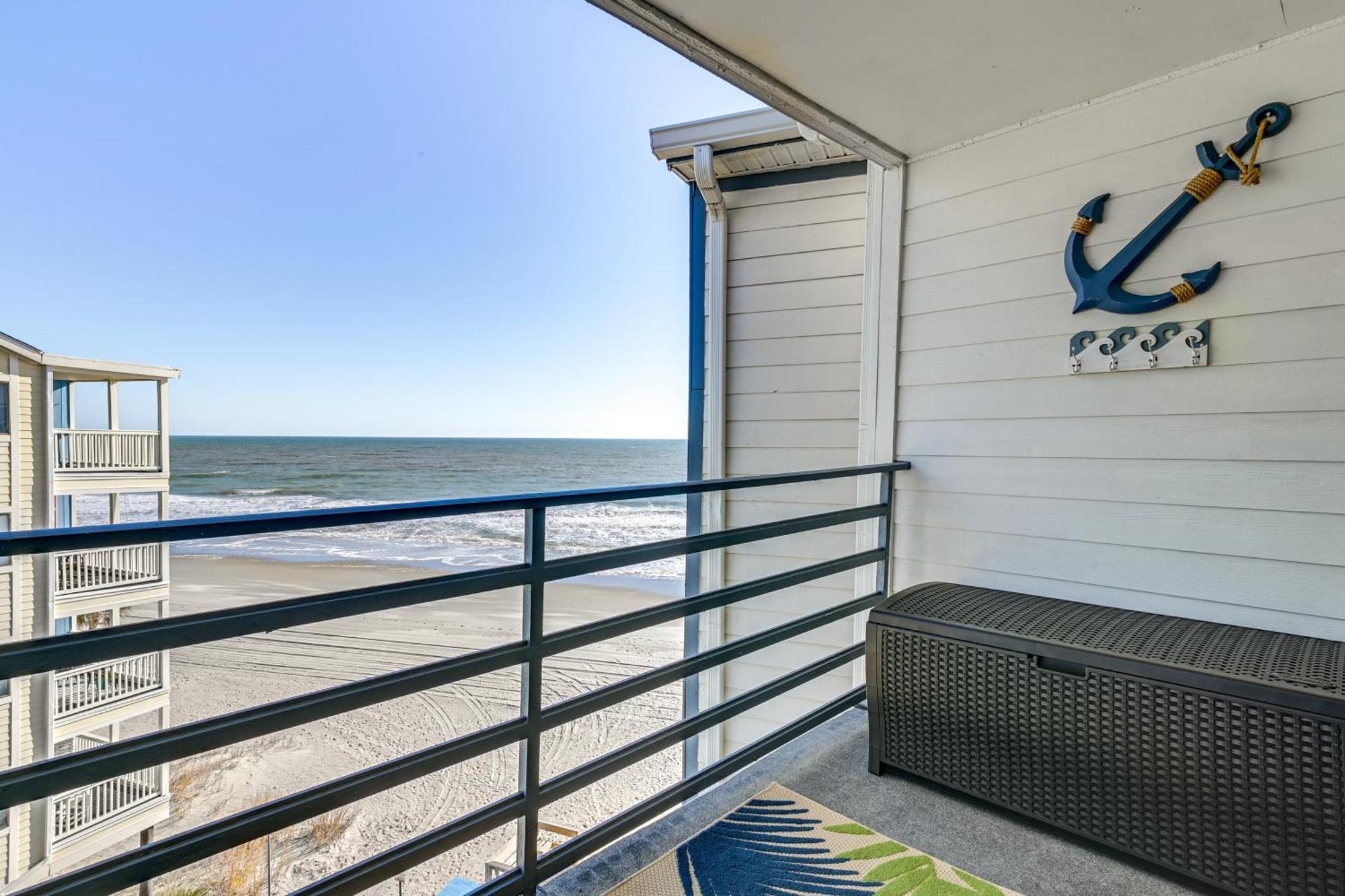 Cozy Beachfront Condo With Wifi, Views And Pool Access Myrtle Beach Exteriér fotografie